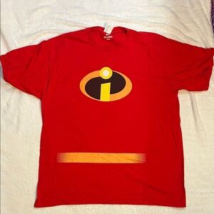 Disney Pixar "The Incredibles" Superheroes Costume T-Shirt Size XL